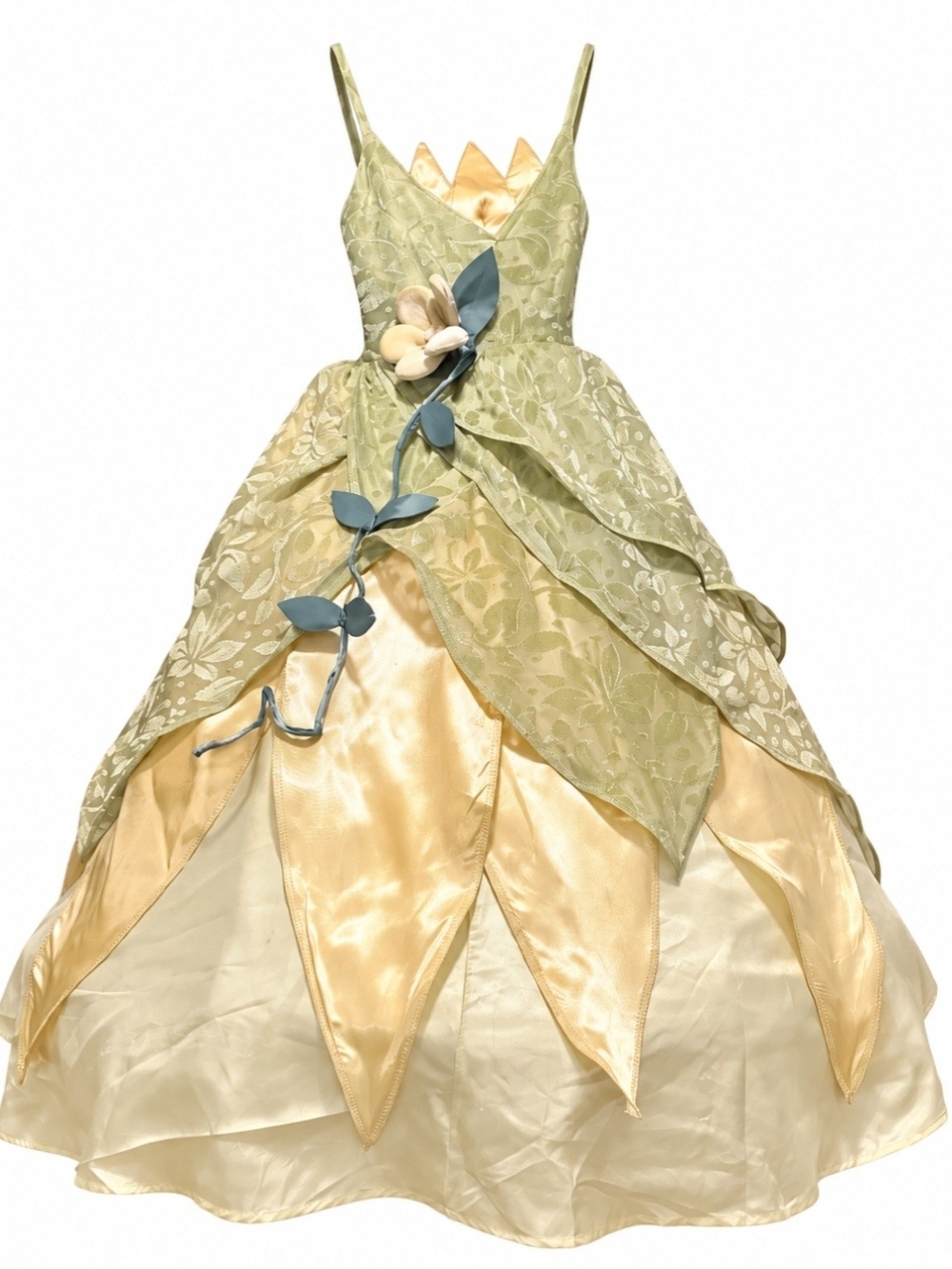 Girl's Disney Deluxe The Princess and the Frog Tiana Costume. Size: Small.